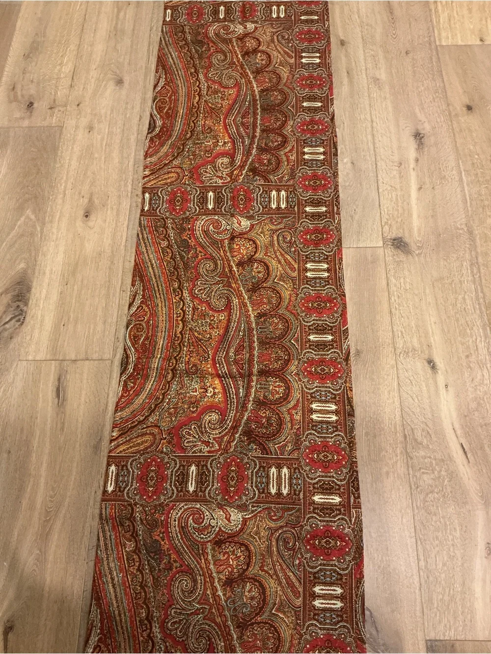 Pottery Barn Paisley Table Runner 18x90